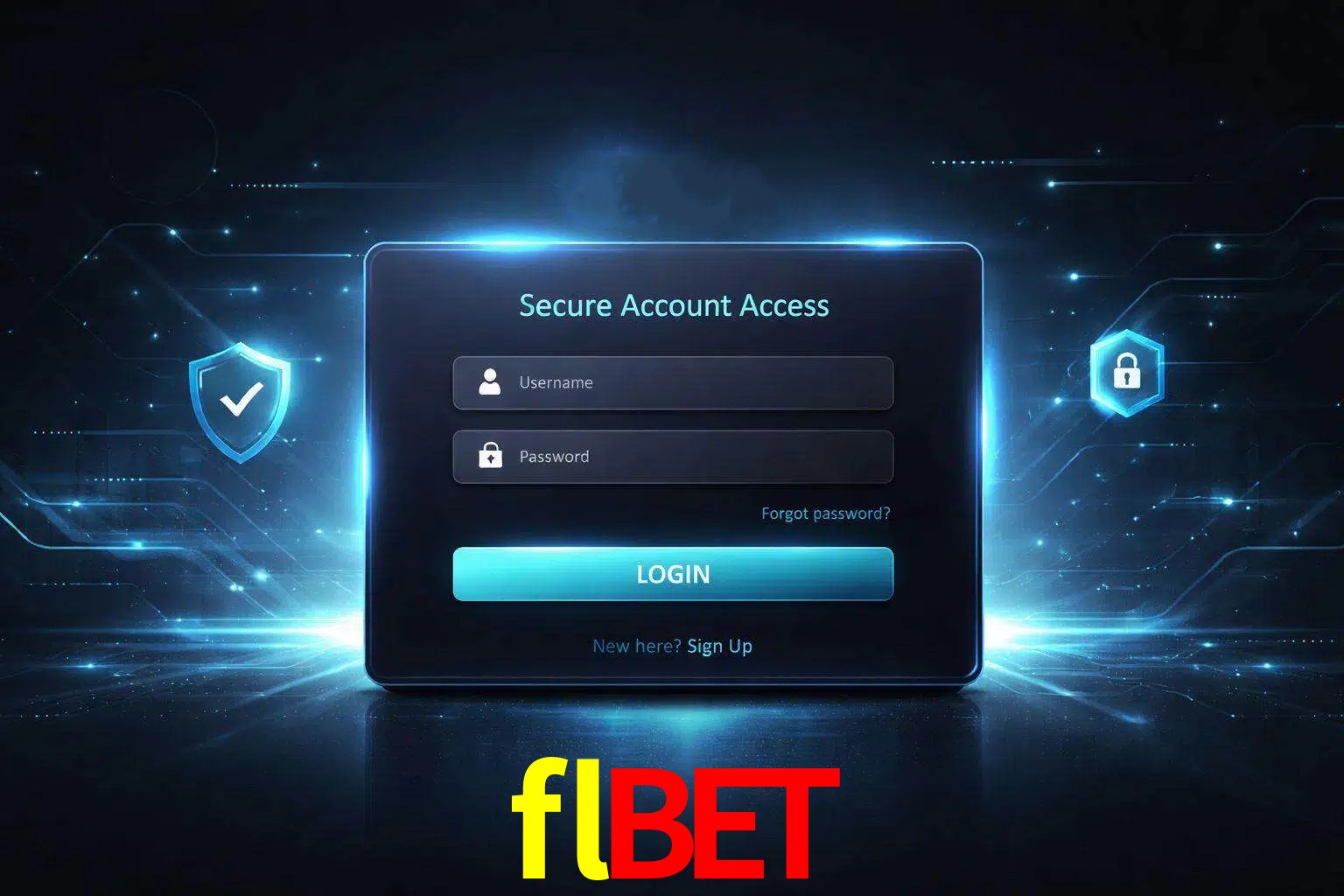Pantalla de inicio de sesión de cuenta flbet para usuarios en México