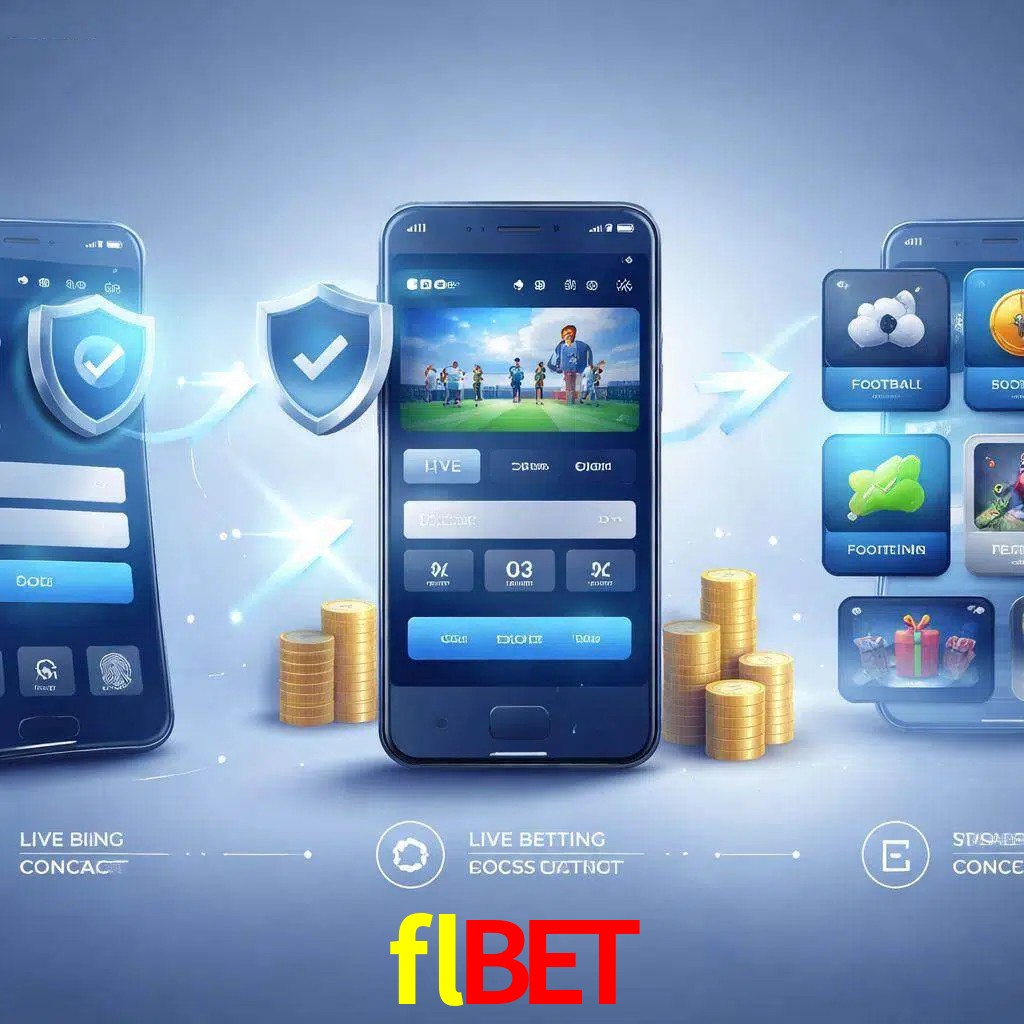 Pasos de acceso a la app flbet en pantalla de teléfono móvil