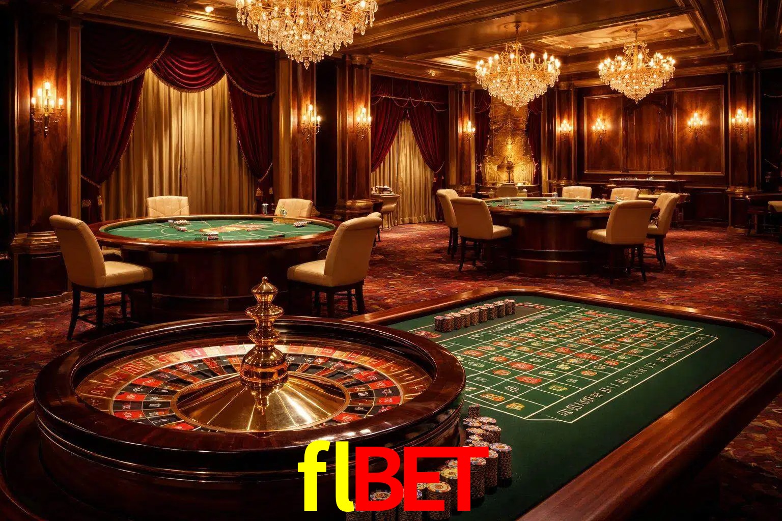 Una escena premium de mesa de casino en vivo con cartas, elementos de ruleta y un ambiente pulido de estudio de transmisión.
